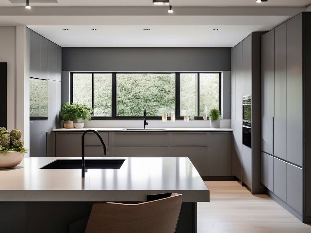 Jaki kolor blatu pasuje do szarych mebli kuchennych?