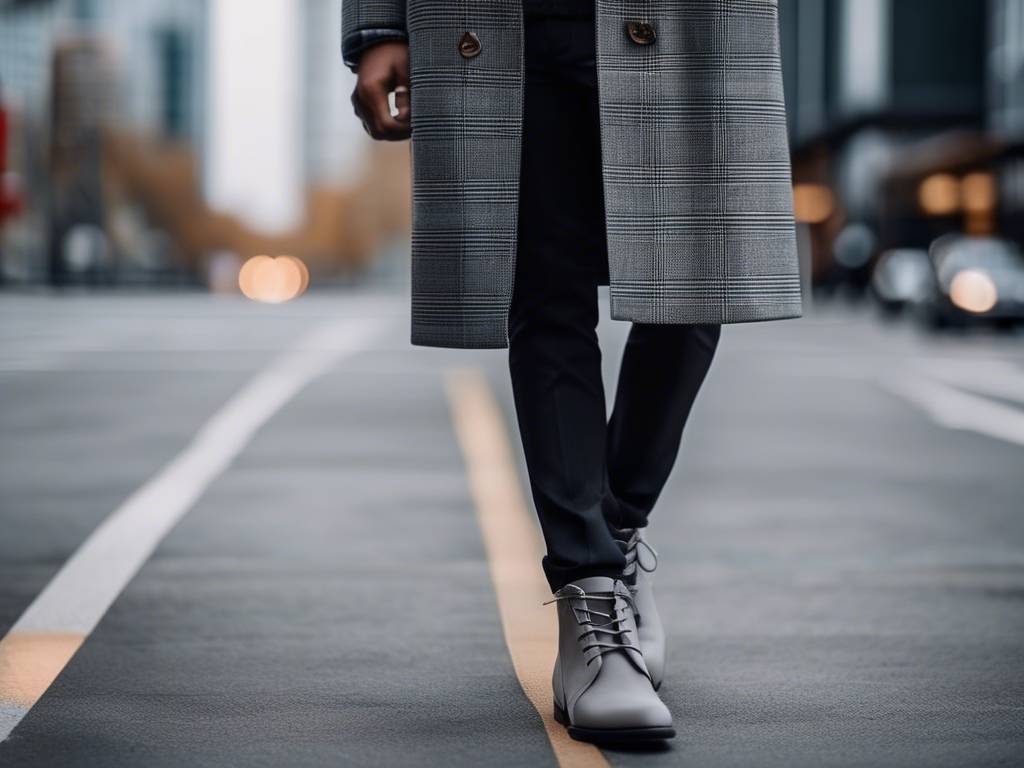 Jakie buty pasują do szarego płaszcza?